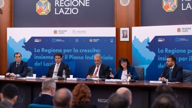 REGIONE LAZIO E UNINDUSTRIA PRESENTATO IL PIANO INDUSTRIALE