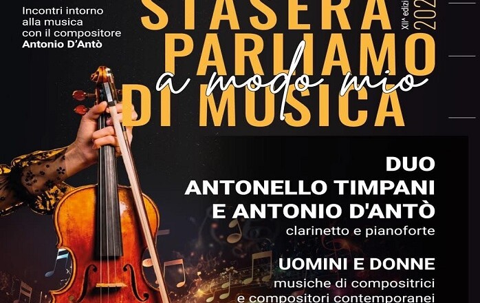 Stasera parliamo di musica........