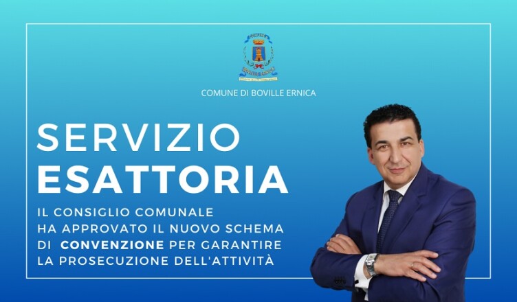 Boville Perciballi Convenzione Esattoria