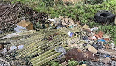 Castelliri - Il Cammino di San Benedetto trasformato in discarica a cielo aperto