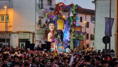 Il Presidente del Consiglio Provinciale, Quadrini, al carnevale di Pontecorvo
