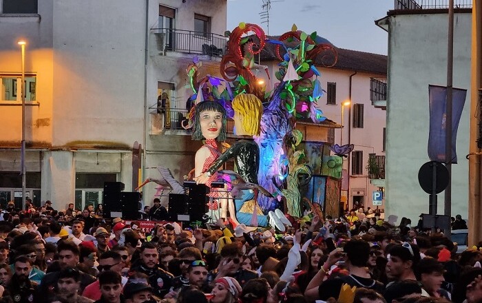 Il Presidente del Consiglio Provinciale, Quadrini, al carnevale di Pontecorvo