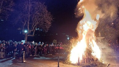 falò roccasecca marzo 2025