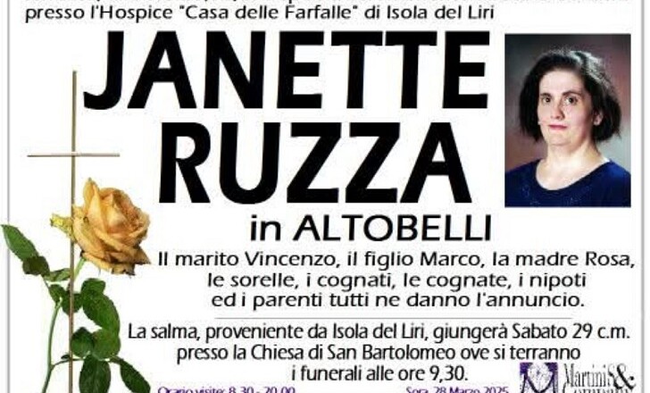 janette ruzza in altobelli