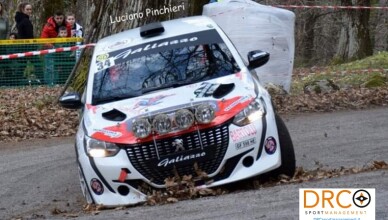 pilota di Rally Carnevale Gianluca sceglie Drc sport management