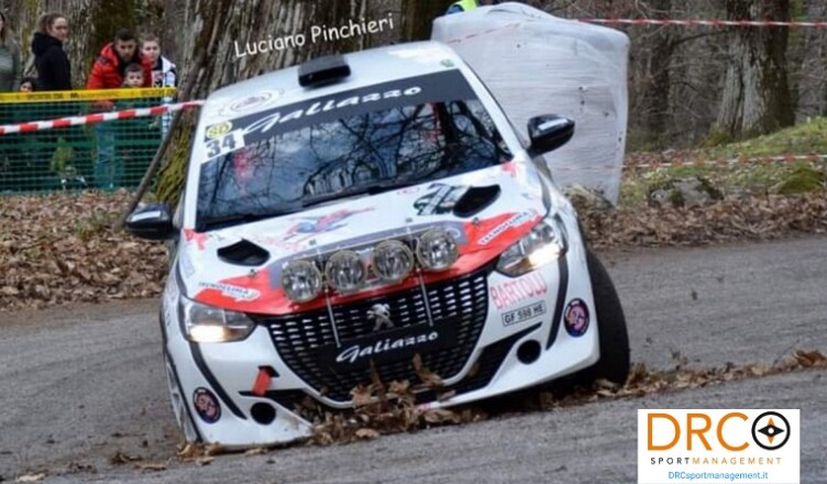 pilota di Rally Carnevale Gianluca sceglie Drc sport management
