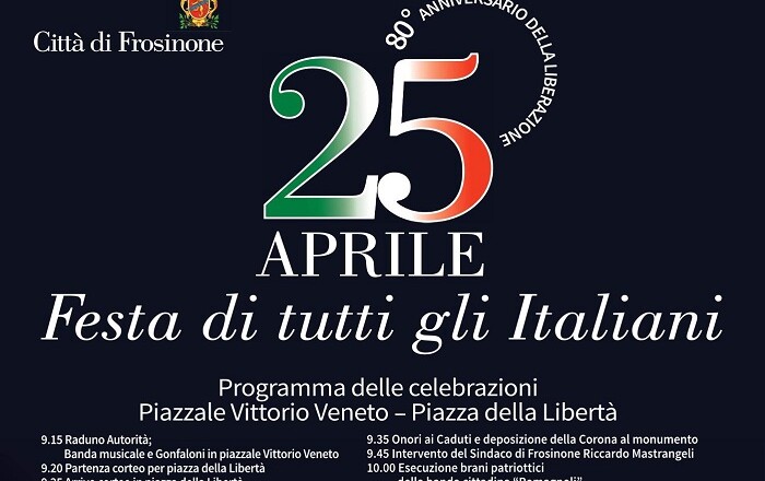 FROSINONE 25 APRILE 2025