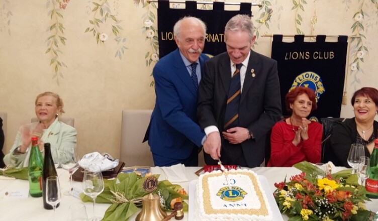 Festa per i 50 anni del club e visita del Governatore