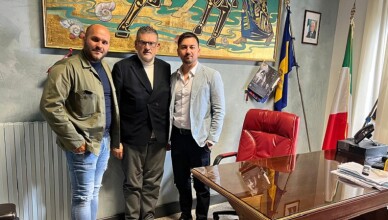 Incontro istituzionale tra il presidente del Consiglio provinciale, Quadrini, e i giovani imprenditori ANCE