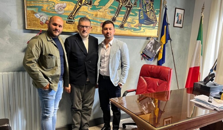 Incontro istituzionale tra il presidente del Consiglio provinciale, Quadrini, e i giovani imprenditori ANCE