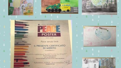 Poster della pace e giornata dell’Unicità dei Lions insieme all’I.C. Sora 1