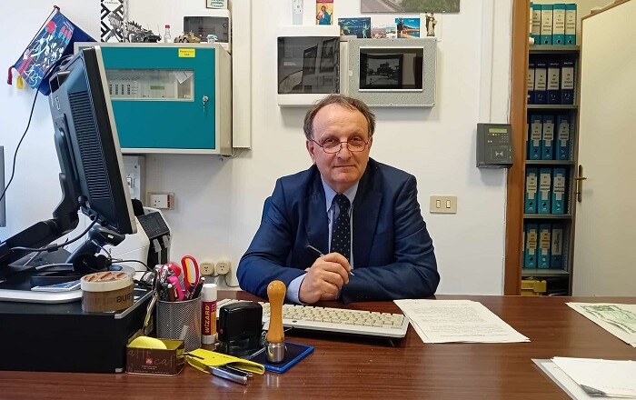 Stella al Merito del Lavoro , Mario Aceti, direttore dell’ufficio postale di Arce in via Guglielmo Marconi