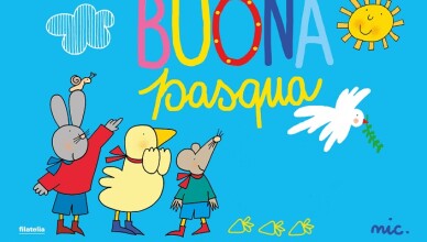 cartolina poste buona pasqua