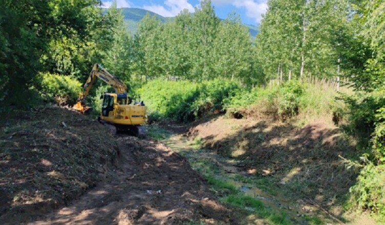 ANCHE NEL COMUNE DI S. ANDREA DEL GARIGLIANO IL CONSORZIO DI BONIFICA VALLE DEL LIRI IN ATTIVITA'