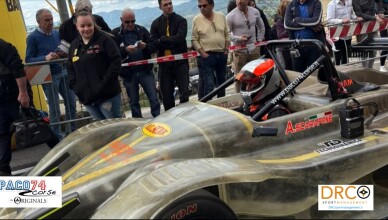 Alberto Scarafone al via del Supersalita