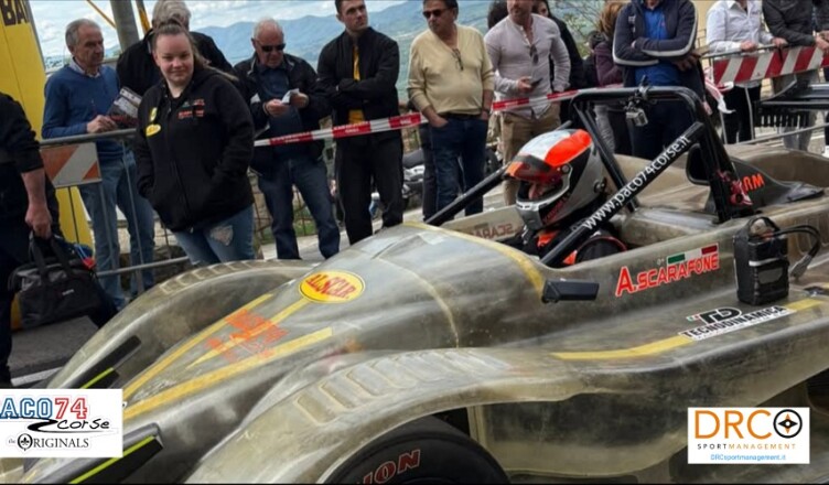 Alberto Scarafone al via del Supersalita