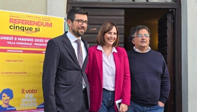 Cinque Sì per il lavoro e la dignità battisti