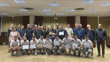 Cisterna Calcio, premiati dal Sindaco Mantini giocatori e staff