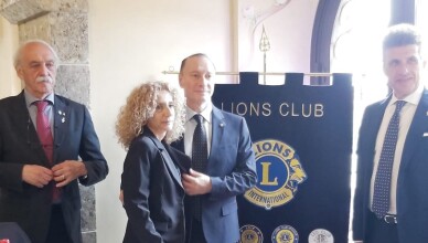 Festa del club LIons Sora-Isola del Liri-Arpino per ingresso nuovo socio