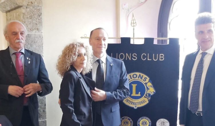 Festa del club LIons Sora-Isola del Liri-Arpino per ingresso nuovo socio