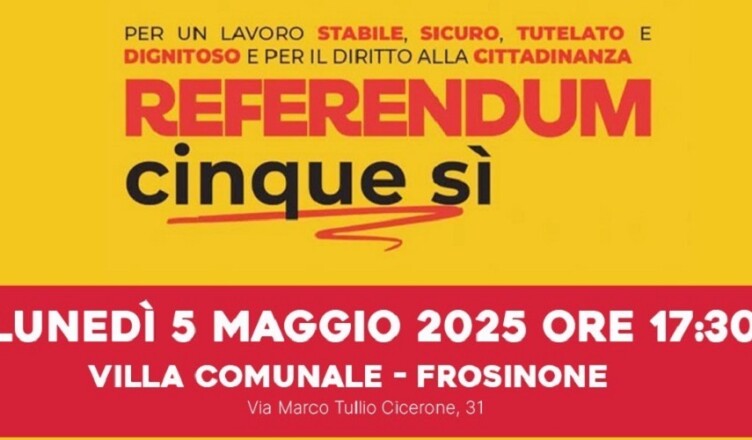 Referendum Cinque Sì