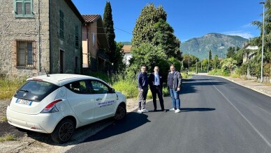 Supino, completato il rifacimento del manto stradale