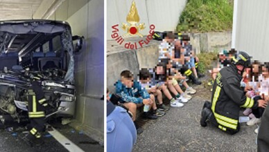 incidente camion pullman