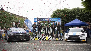 podio 12 rally