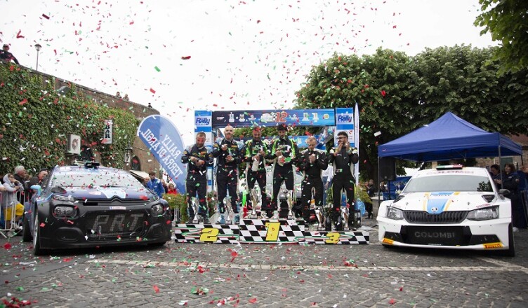 podio 12 rally