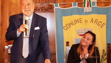 sara petrucci e il sindaco luigi germani