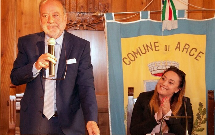 sara petrucci e il sindaco luigi germani