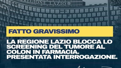 BLOCCO SCREENING TUMORE COLON