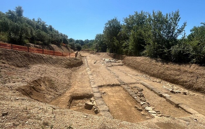CEPRANO, VISITA NEL TRATTO DELLA VIA LATINA EMERSO DAI LAVORI SGI