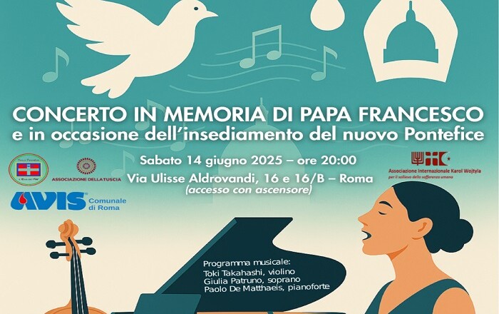 Concerto in memoria di Papa Francesco
