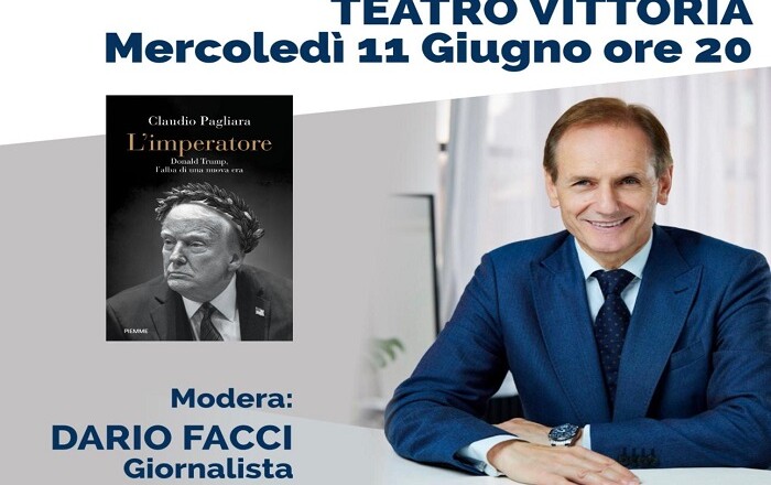 Frosinone, Claudio Pagliara presenta L'Imperatore al Vittoria
