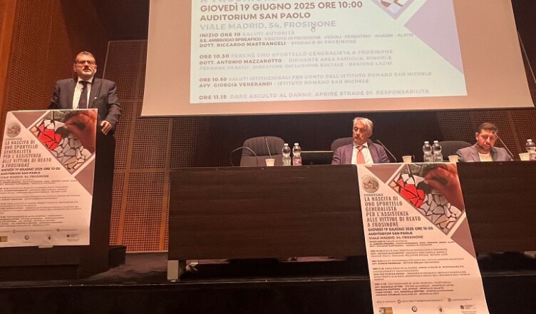 Frosinone, inaugurato lo sportello per le vittime di reato