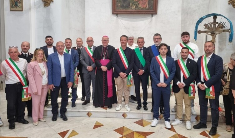 Piglio - Processione della Madonna delle Rose. Quadrini partecipa alla cerimonia