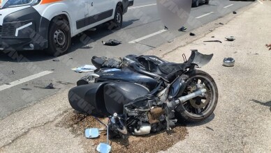 Violento scontro tra scooter e Mercedes sulla Cassino-Sora