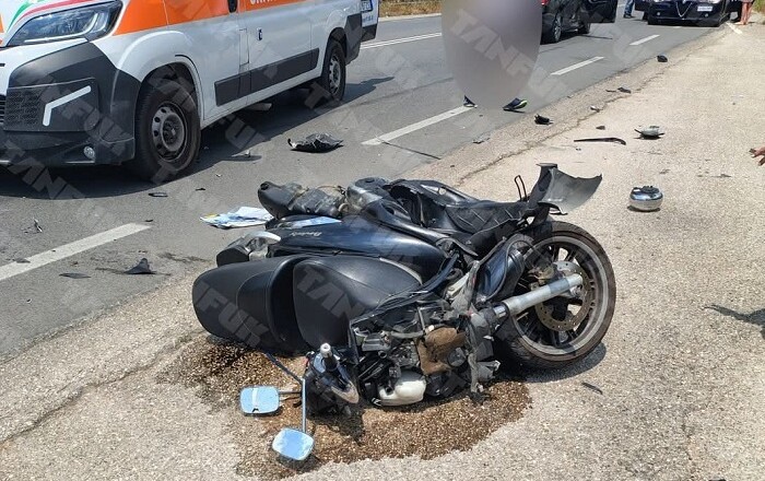 Violento scontro tra scooter e Mercedes sulla Cassino-Sora