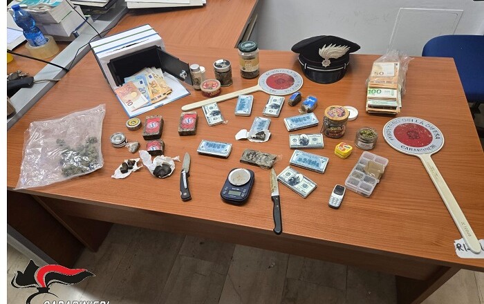 ceccano Arrestato un 30enne sorpreso con circa 900 grammi di hashish e marijuana e 18.600 euro in contanti