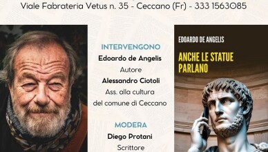 il cantautore Edoardo de Angelis presenta il suo libro da Sinestesia