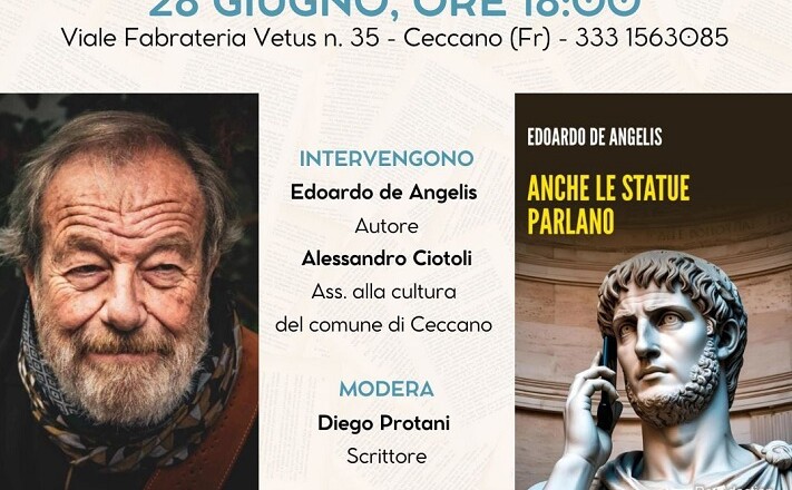 il cantautore Edoardo de Angelis presenta il suo libro da Sinestesia