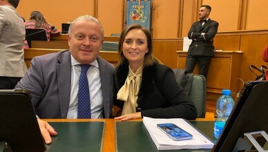 l'assessore Palazzo e il consigliere regionale Sambucci