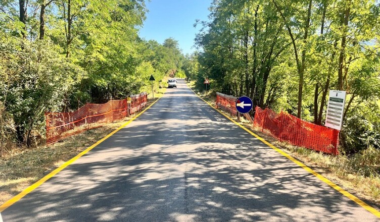 AL VIA I LAVORI DI CONSOLIDAMENTO SUL PONTE DELLA SP 21 PALIANO