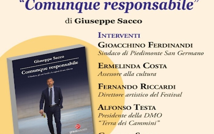Asprano Book Festival il sindaco Sacco presenta il suo libro