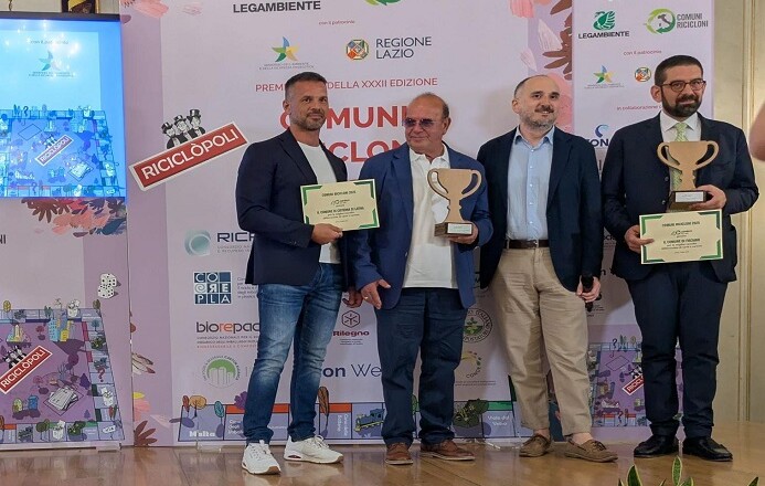Cisterna premiata come Comune riciclone