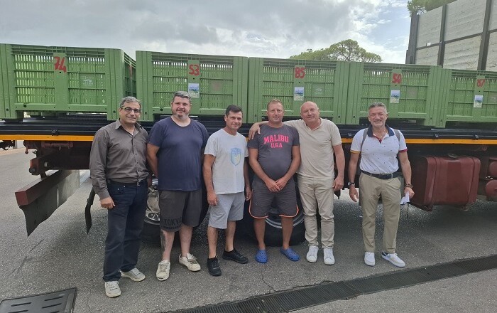 LA COPAGRI VICINA AI PESCATORI DEL SUD PONTINO DONATI I BINS DOVE DEPORRE LE RETI
