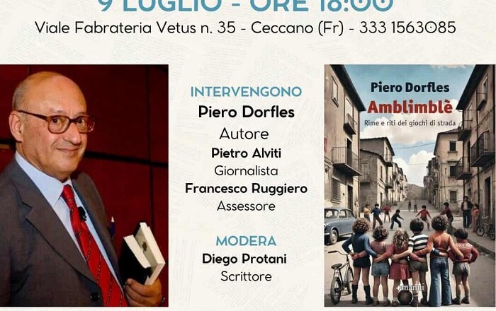 Piero Dorfles da Sinestesia per il Festival Alviti