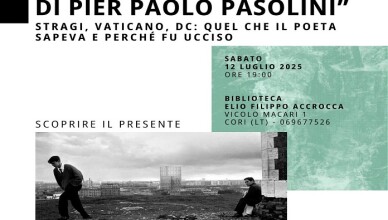 omaggio a Pier Paolo Pasolini a 50 anni dalla scomparsa