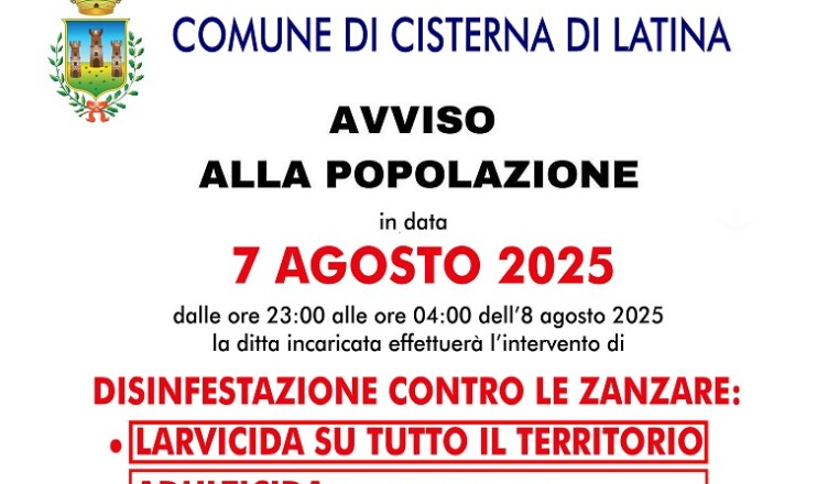 WEST NILE - intervento 7 agosto